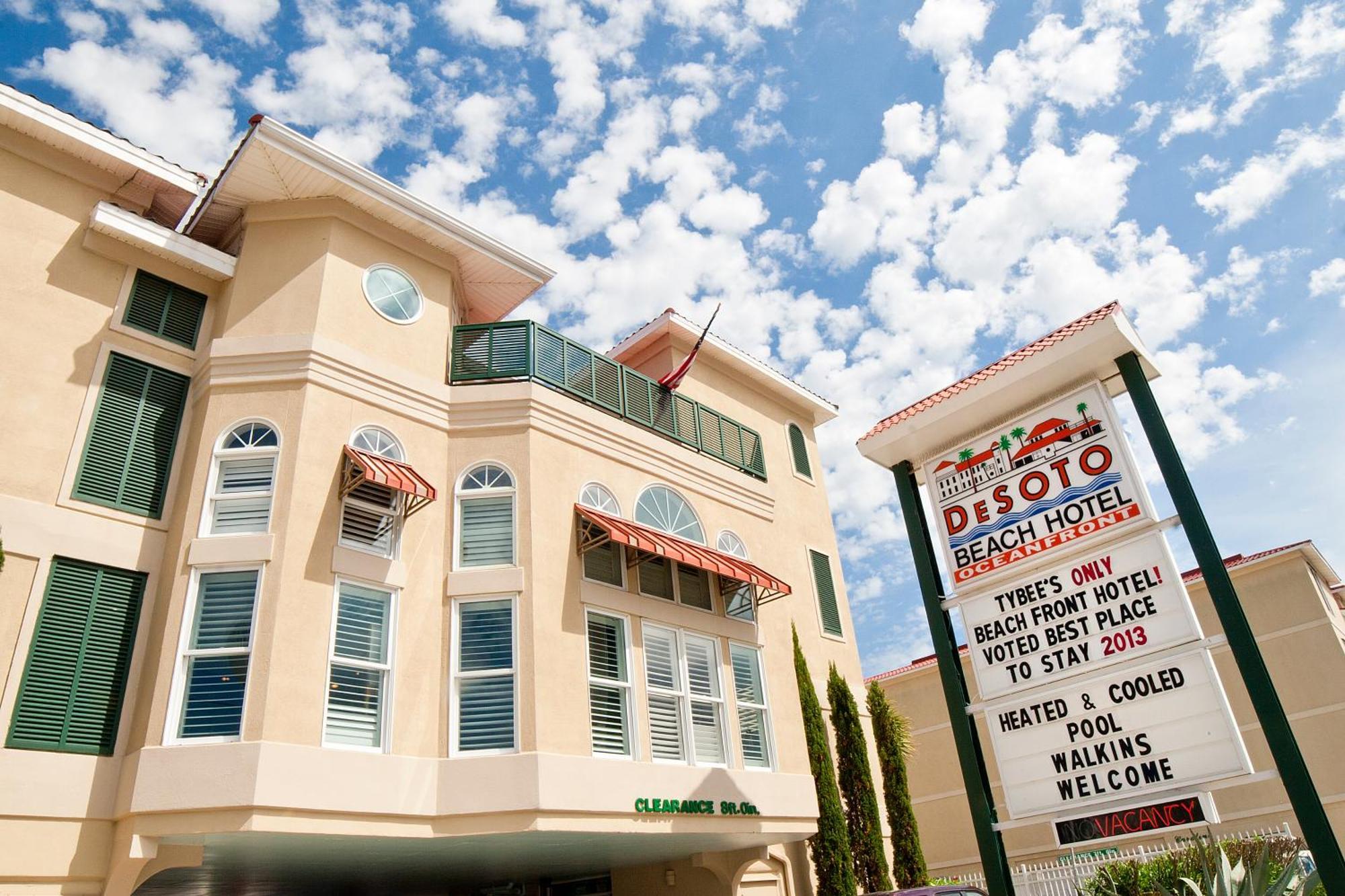 Desoto Beach Hotel Tybee Island Exterior foto